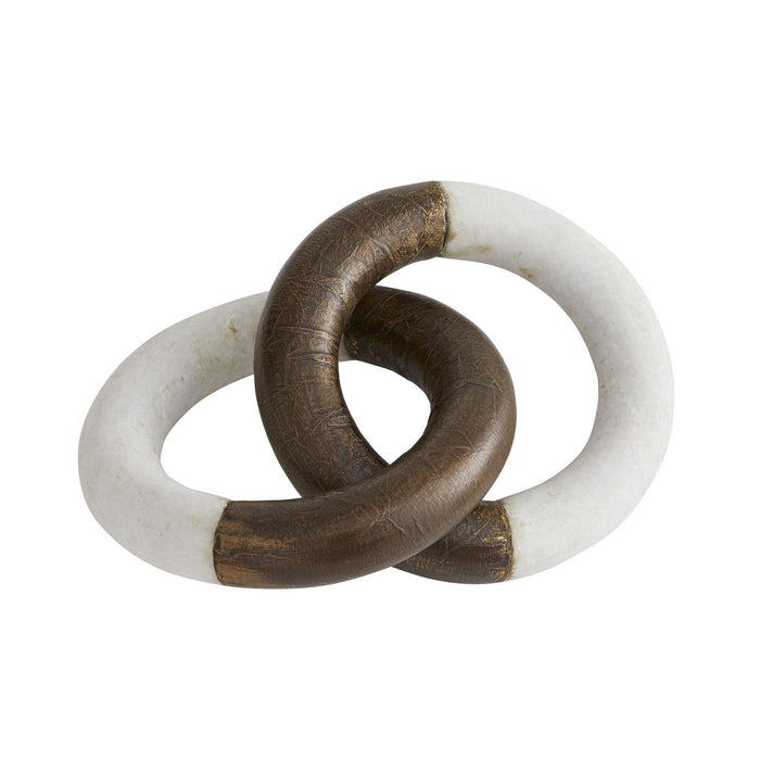 Arteriors 4803 Sculpture, White Marble