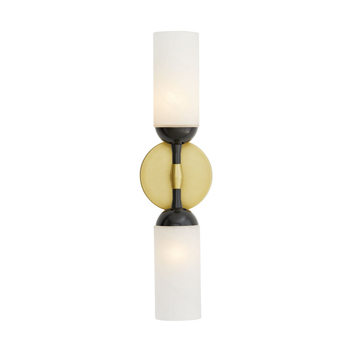 Arteriors 49670 Two Light Wall Sconce, Antique Brass