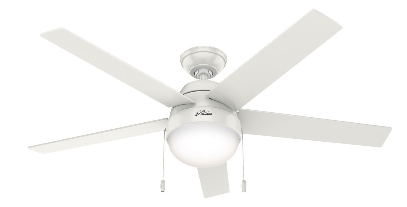 Hunter 50231 52" Ceiling Fan, Fresh White