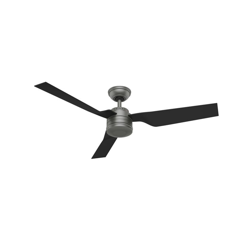 Hunter 50259 52" Ceiling Fan, Matte Silver