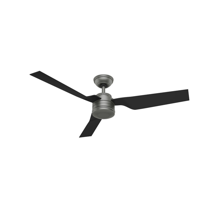 Hunter 50259 52" Ceiling Fan, Matte Silver