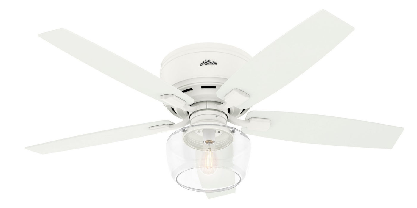 Hunter 50280 52" Ceiling Fan, Matte White