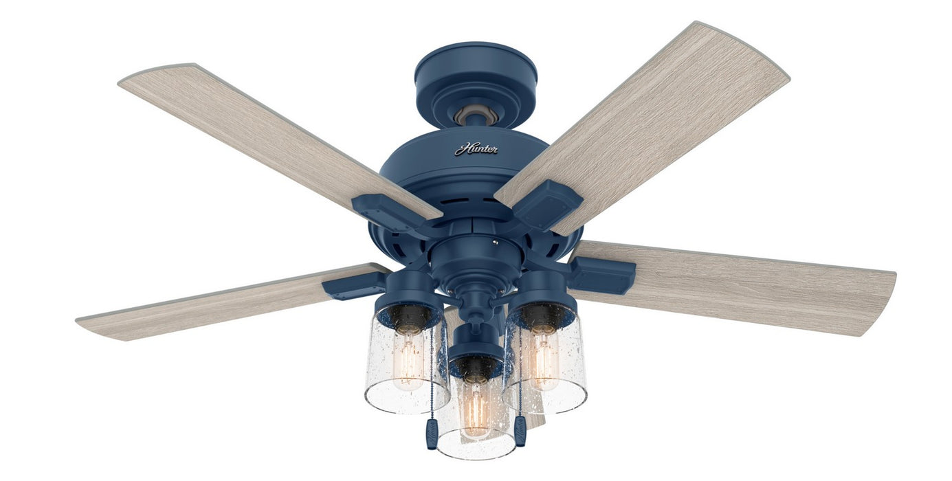 Hunter 50328 44" Ceiling Fan, Indigo Blue