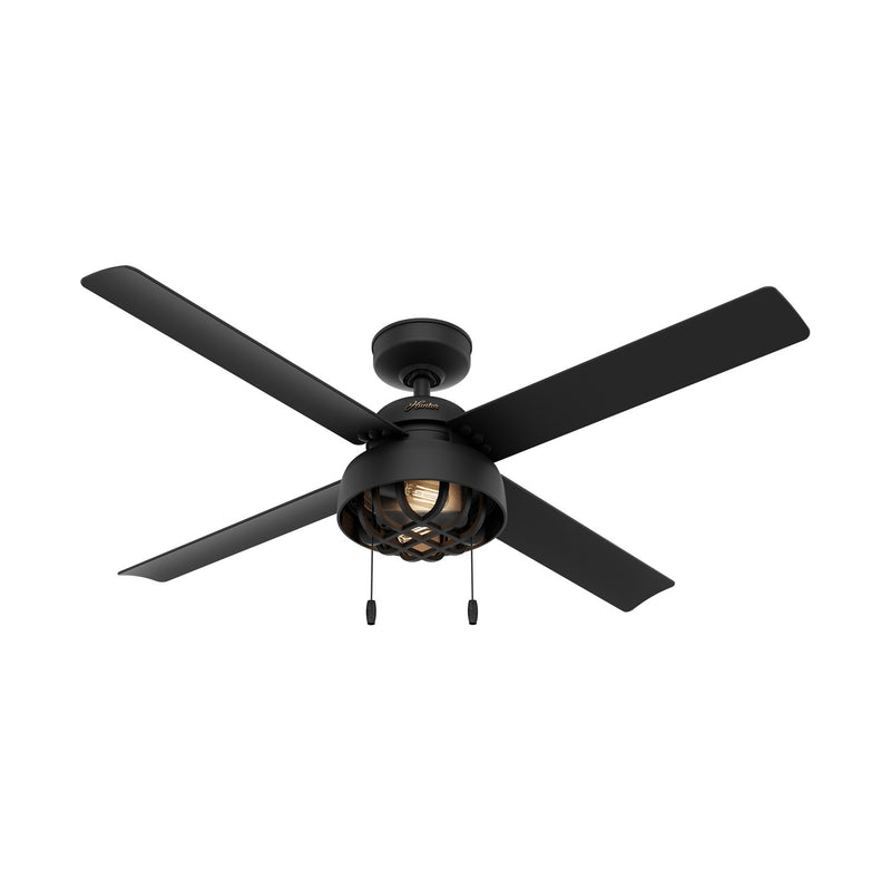 Hunter 50336 52" Ceiling Fan, Matte Black