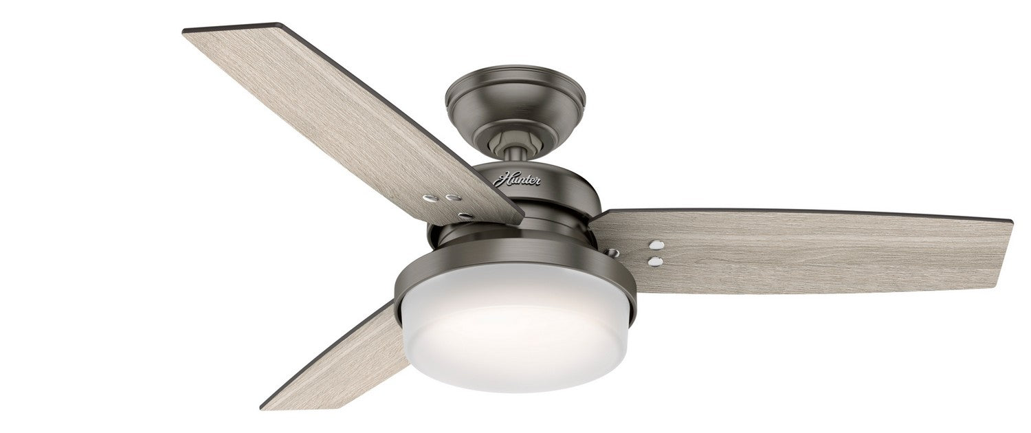 Hunter 50393 44" Ceiling Fan, Brushed Slate
