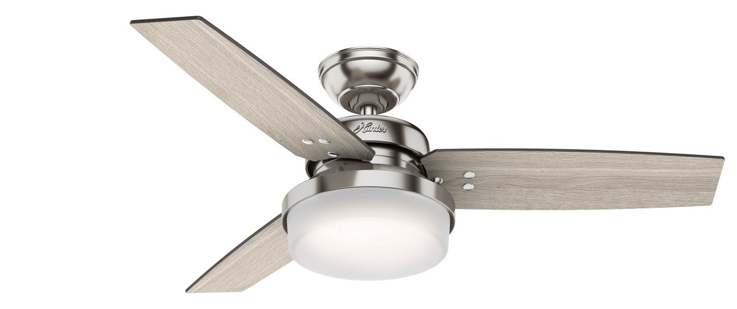 Hunter 50394 44" Ceiling Fan, Brushed Nickel