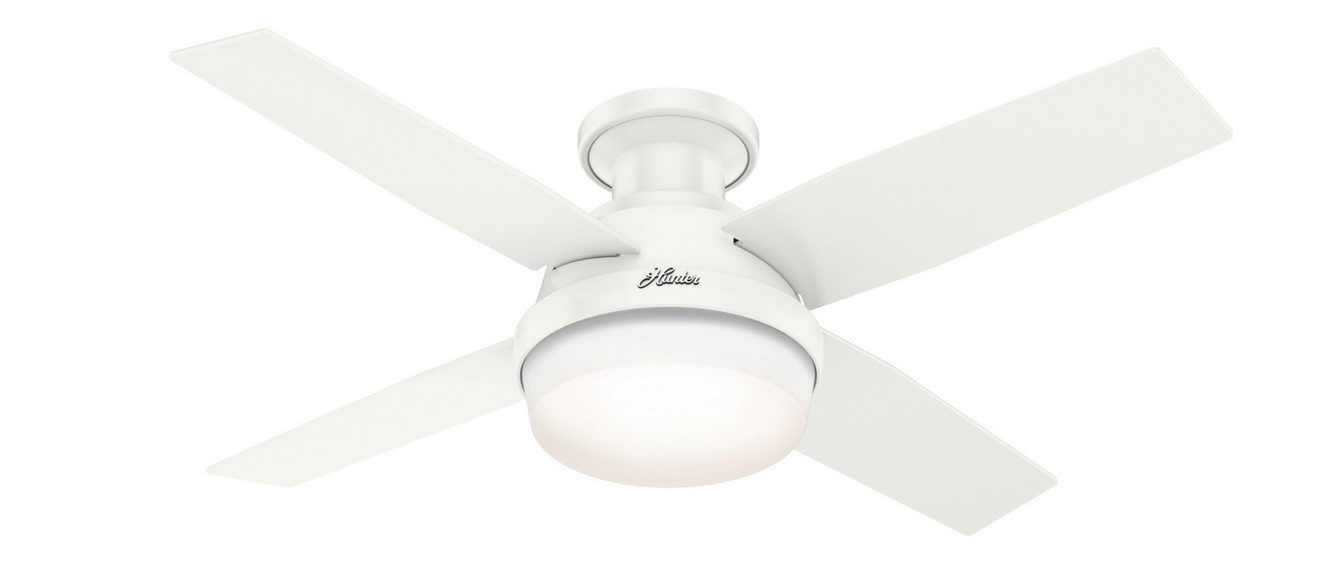 Hunter 50399 44" Ceiling Fan, Fresh White