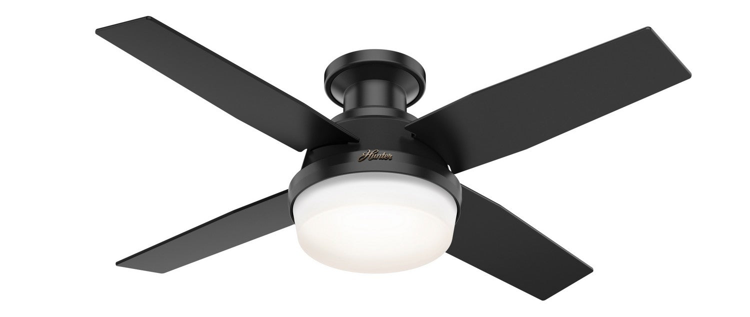 Hunter 50400 44" Ceiling Fan, Matte Black
