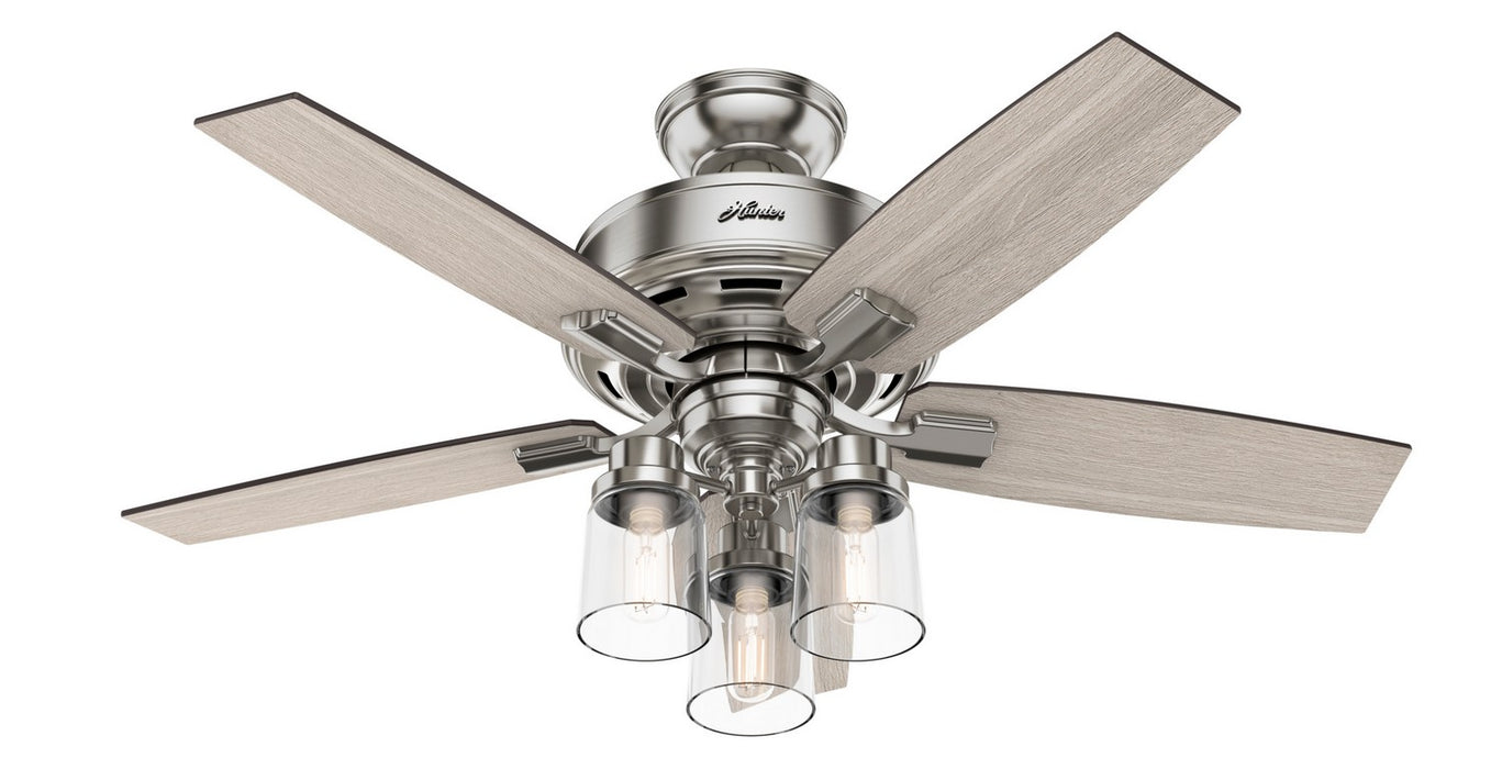 Hunter 50417 44" Ceiling Fan, Brushed Nickel