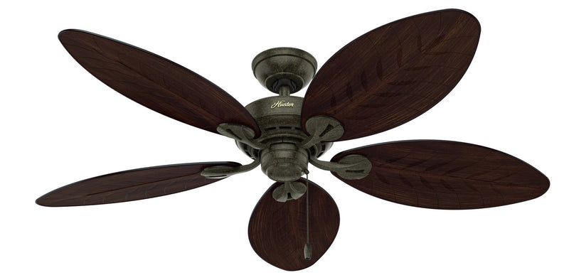 Hunter 50473 54" Ceiling Fan, Provencal Gold