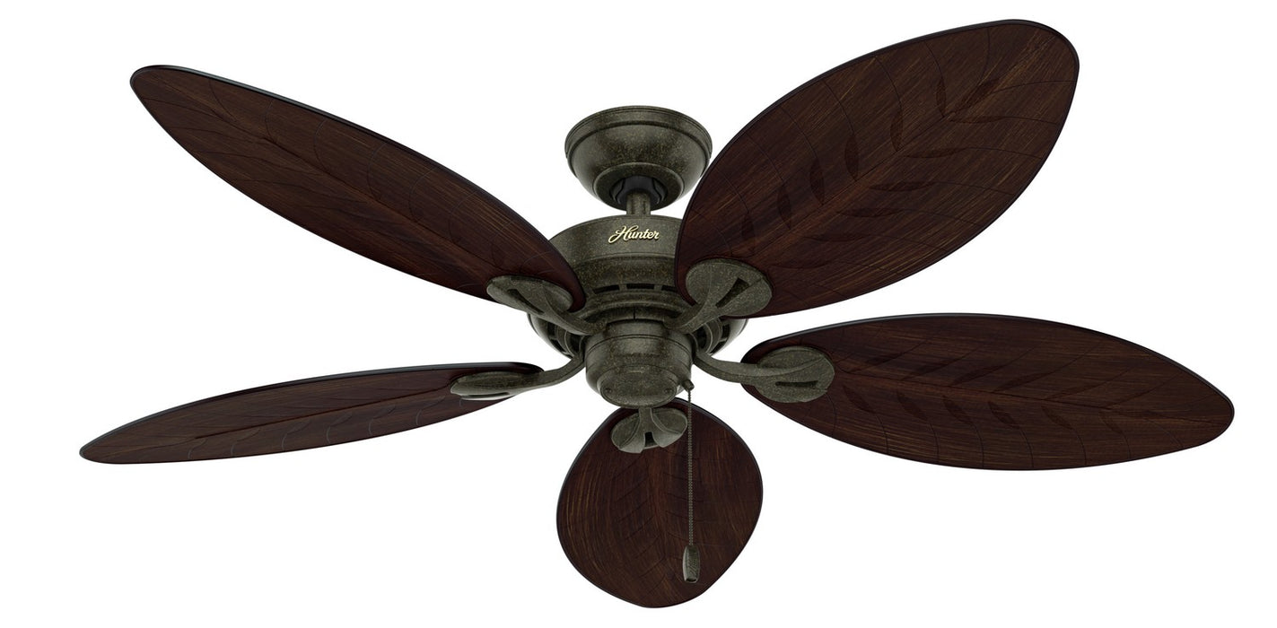 Hunter 50473 54" Ceiling Fan, Provencal Gold