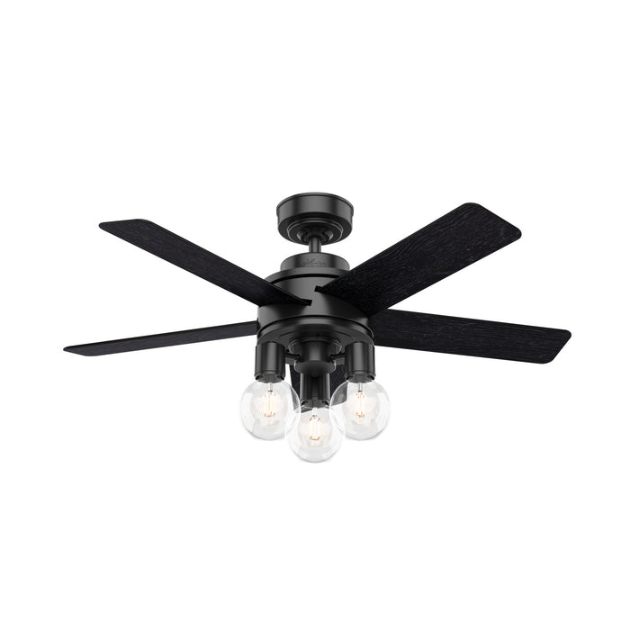 Hunter 50593 44" Ceiling Fan, Matte Black