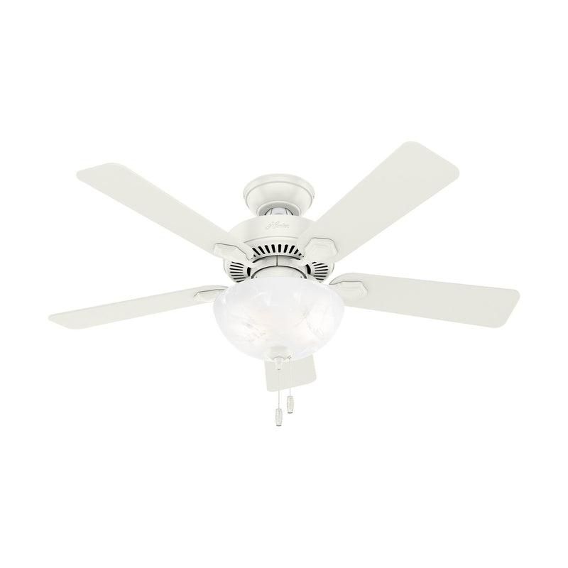 Hunter 50905 44" Ceiling Fan, Fresh White