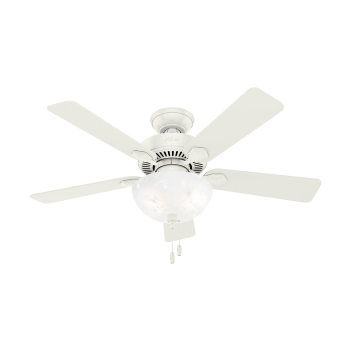 Hunter 50905 44" Ceiling Fan, Fresh White