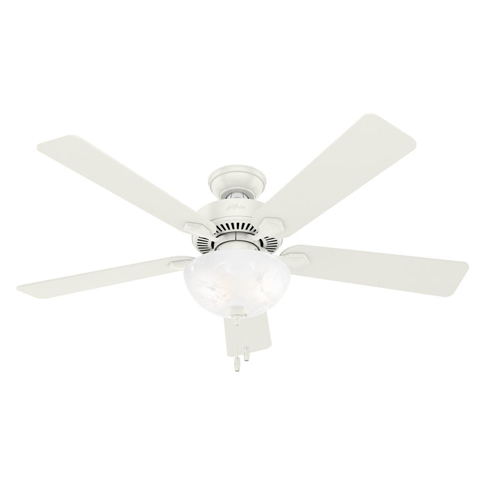 Hunter 50908 52" Ceiling Fan, Fresh White