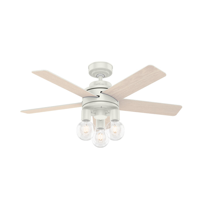 Hunter 51331 44" Ceiling Fan, Fresh White