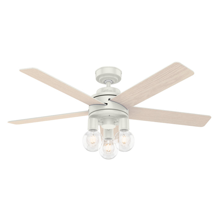 Hunter 51332 52" Ceiling Fan, Fresh White