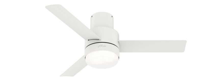 Hunter 51334 44" Ceiling Fan, Matte White