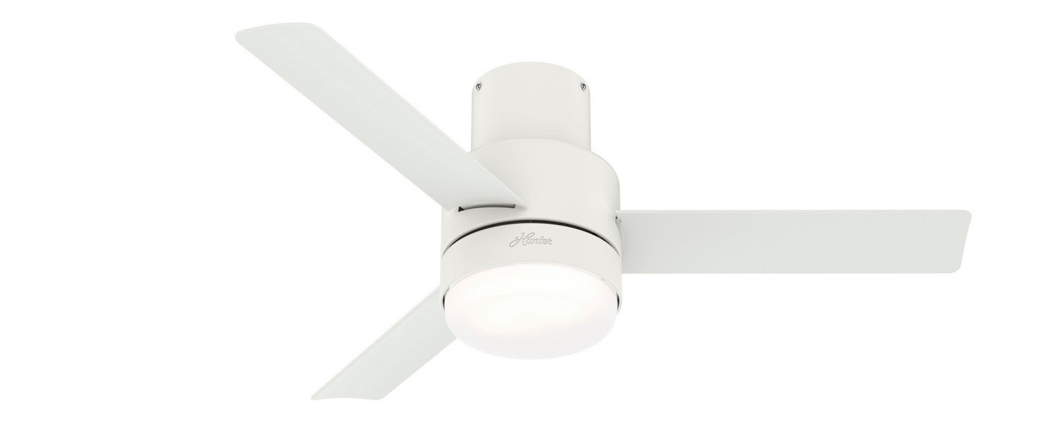 Hunter 51334 44" Ceiling Fan, Matte White