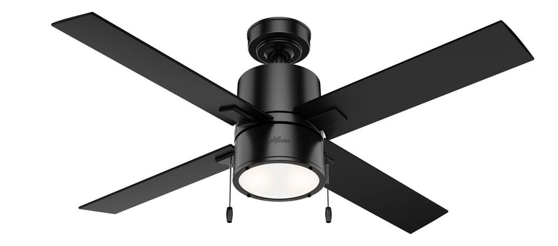 Hunter 54215 52" Ceiling Fan, Matte Black