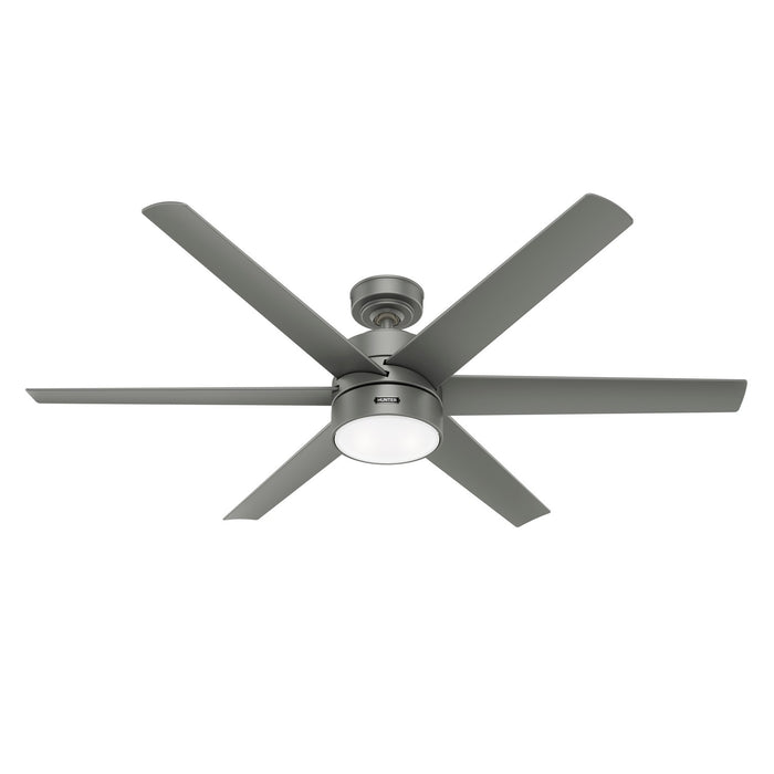 Hunter 59625 60" Ceiling Fan, Matte Silver