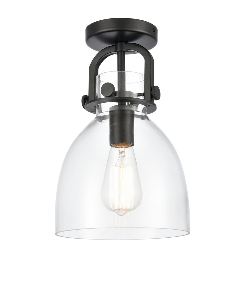 Innovations 412-1F-BK-8CL LED Flush Mount, Matte Black