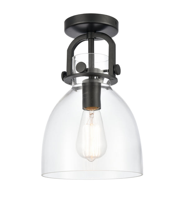 Innovations 412-1F-BK-8CL LED Flush Mount, Matte Black