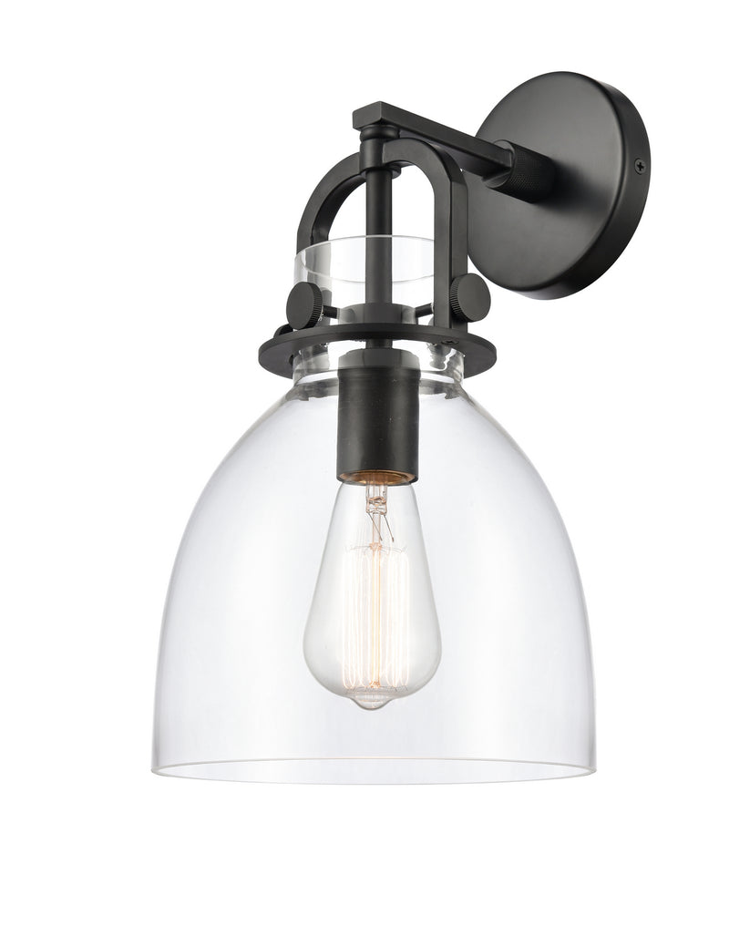 Innovations 412-1W-BK-8CL LED Wall Sconce, Matte Black