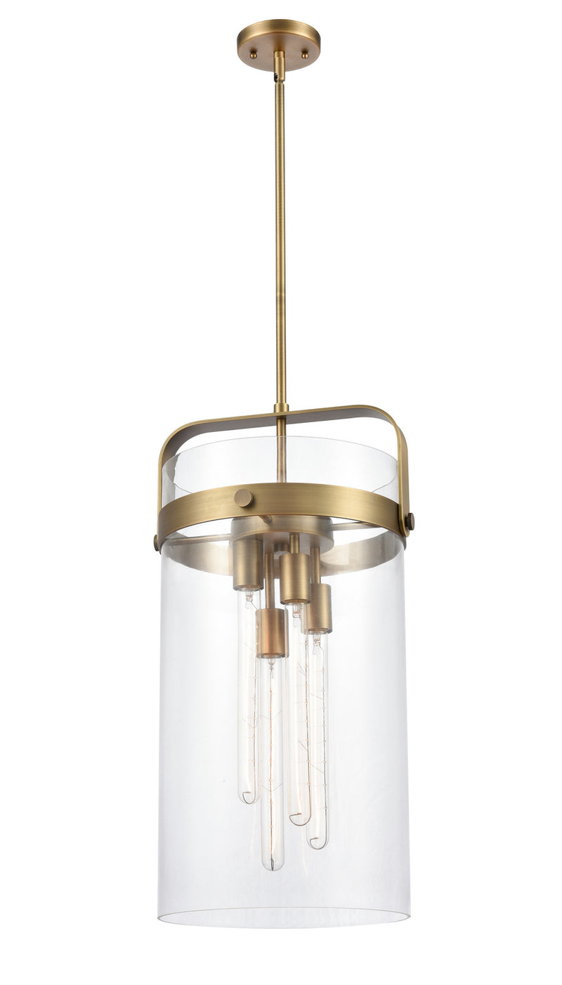 Innovations 413-4S-BB-12CL LED Pendant, Brushed Brass
