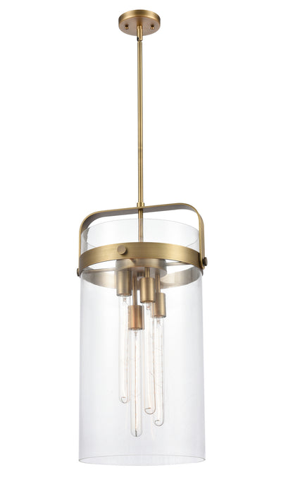 Innovations 413-4S-BB-12CL LED Pendant, Brushed Brass