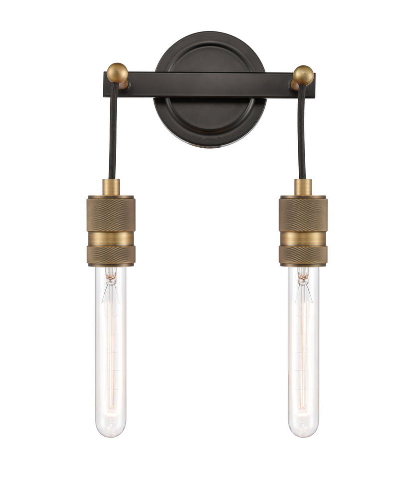 Innovations 444-2W-BAB LED Bath Vanity, Black Antique Brass