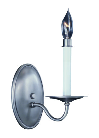 Framburg 7911 SP One Light Wall Sconce, Satin Pewter