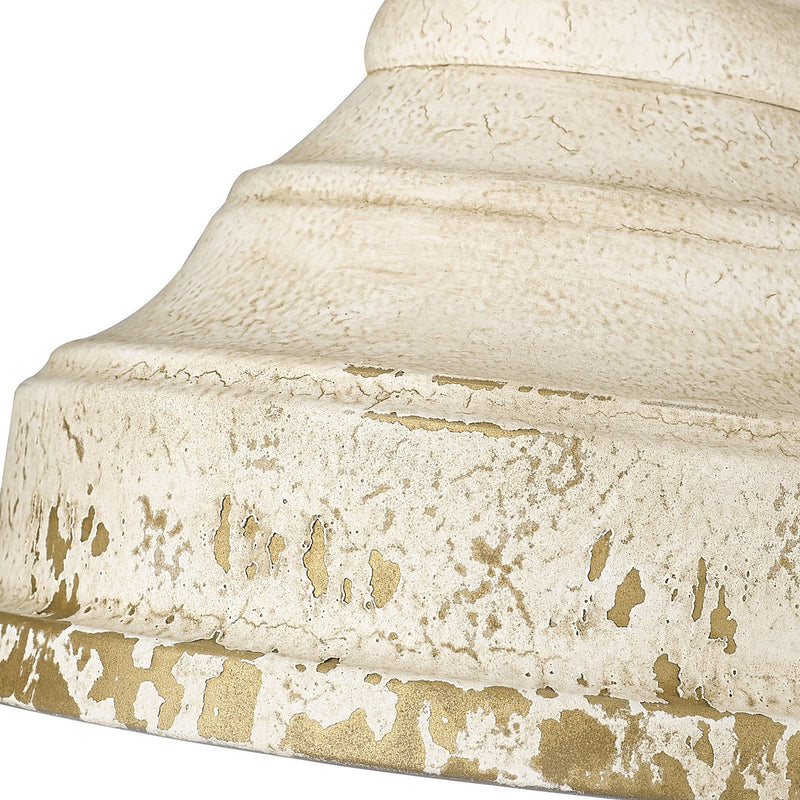 Golden 0806-S AI One Light Mini Pendant, Antique Ivory