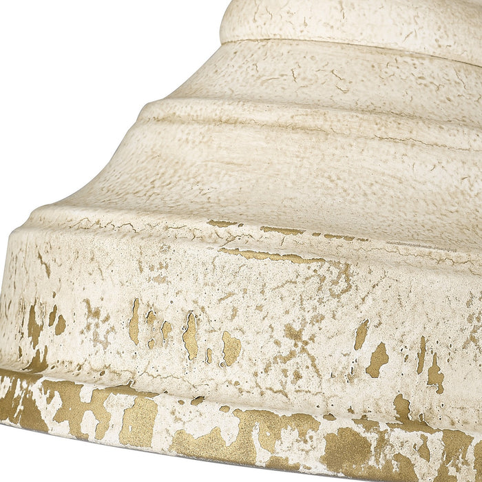 Golden 0806-S AI One Light Mini Pendant, Antique Ivory