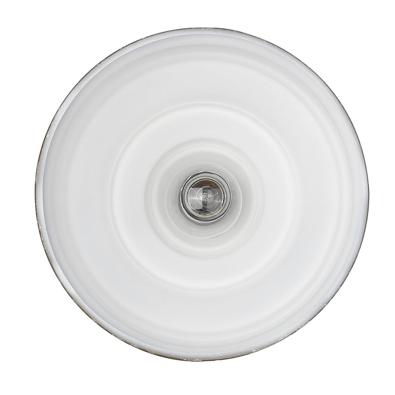 Golden 0806-S AI One Light Mini Pendant, Antique Ivory