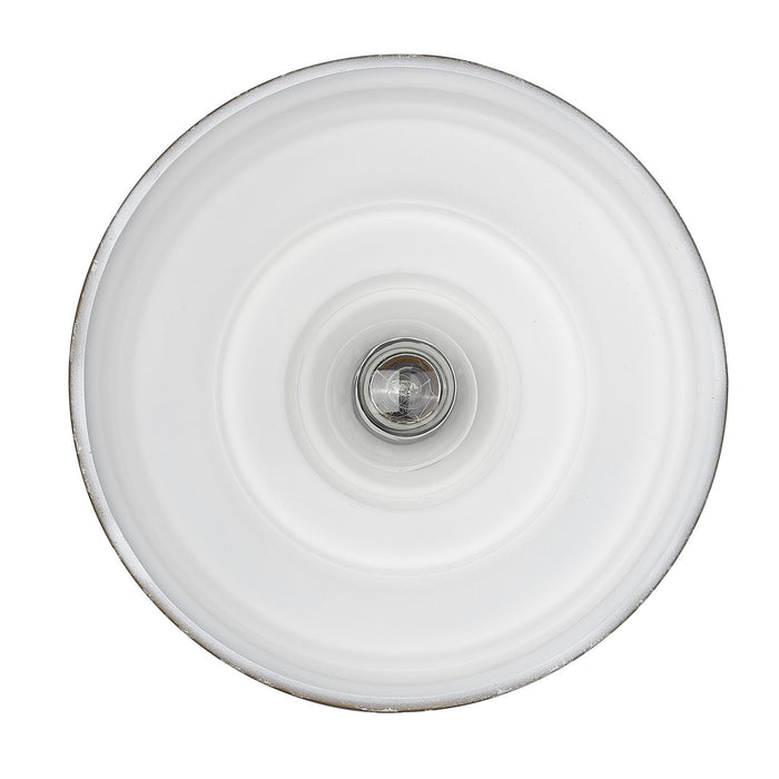 Golden 0806-S AI One Light Mini Pendant, Antique Ivory