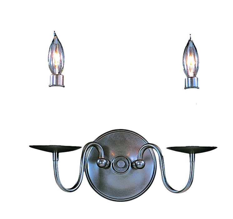 Framburg 9222 MB Two Light Wall Sconce, Mahogany Bronze