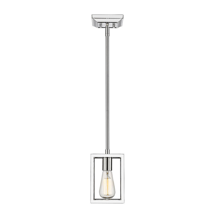 Golden 2072-M1L CH One Light Mini Pendant, Chrome