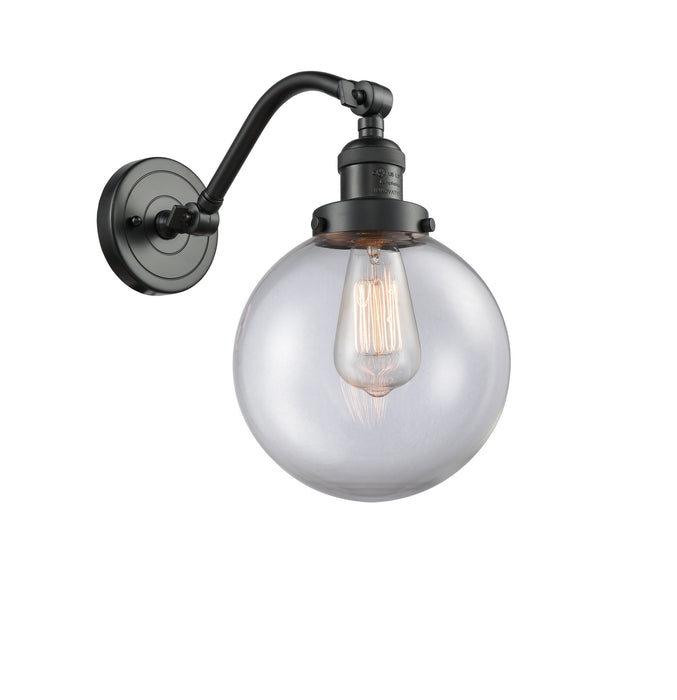 Innovations 515-1W-OB-G202-8 One Light Wall Sconce, Oil Rubbed Bronze