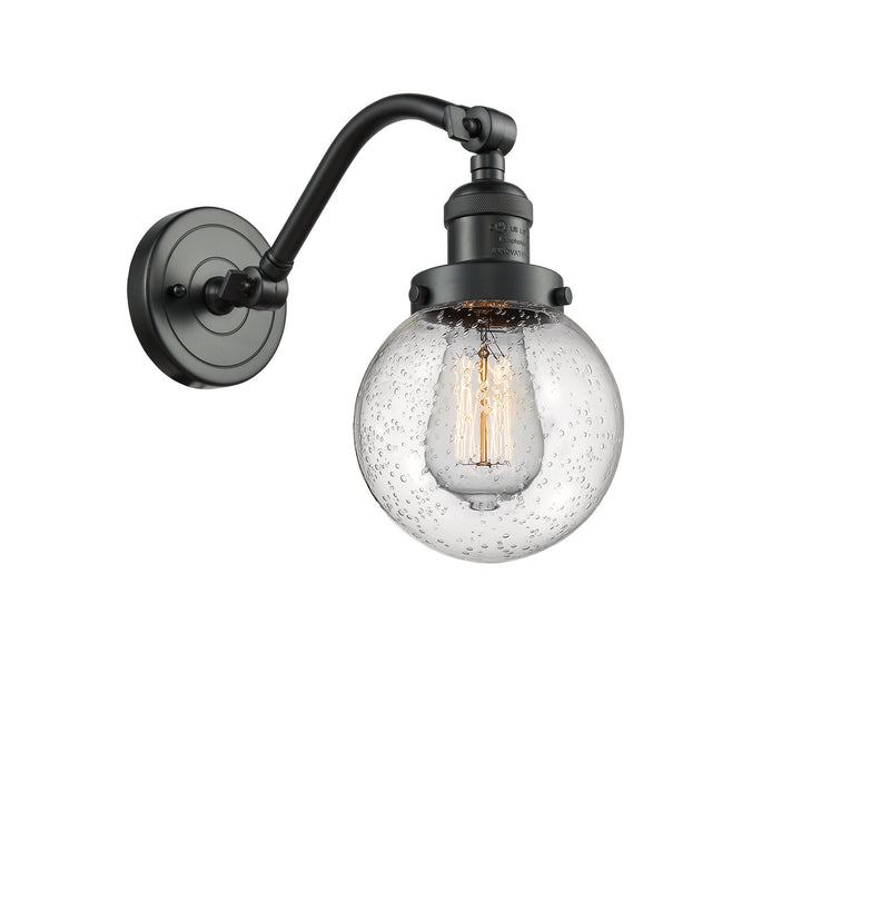 Innovations 515-1W-OB-G204-6 One Light Wall Sconce, Oil Rubbed Bronze