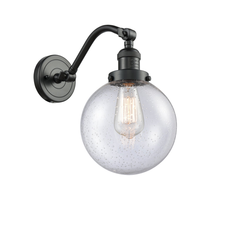 Innovations 515-1W-OB-G204-8 One Light Wall Sconce, Oil Rubbed Bronze