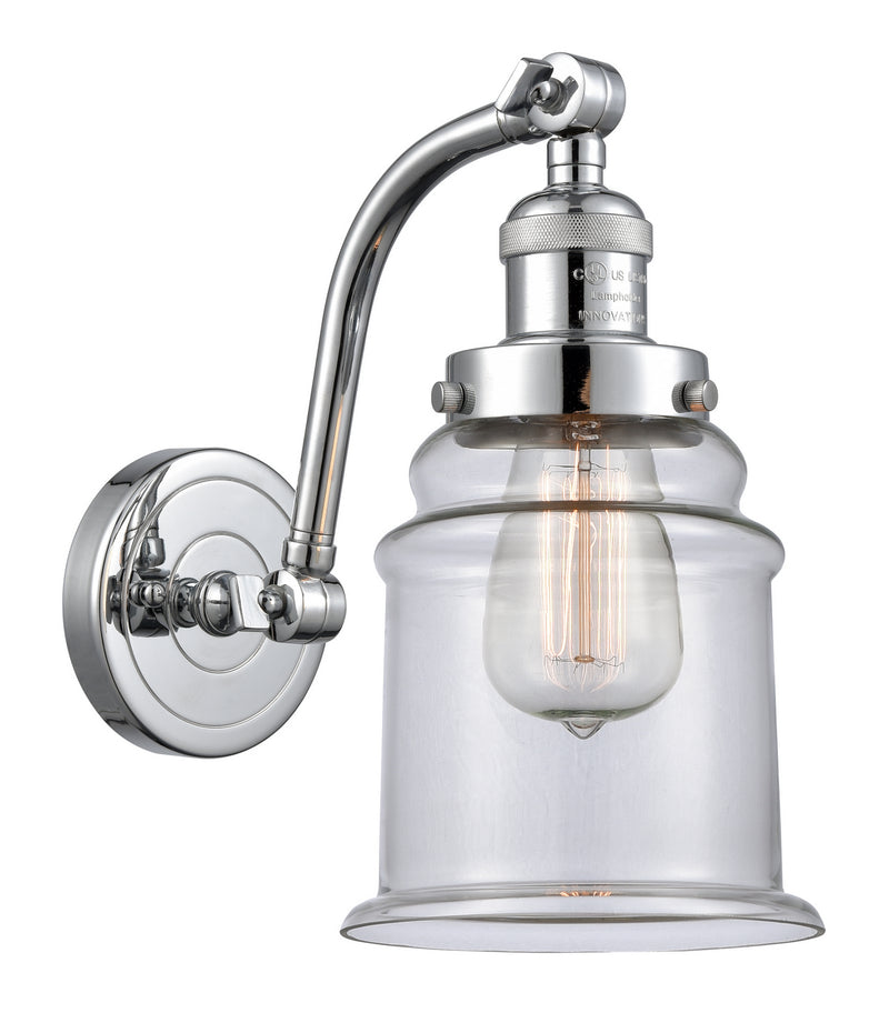 Innovations 515-1W-PC-G182 One Light Wall Sconce, Polished Chrome