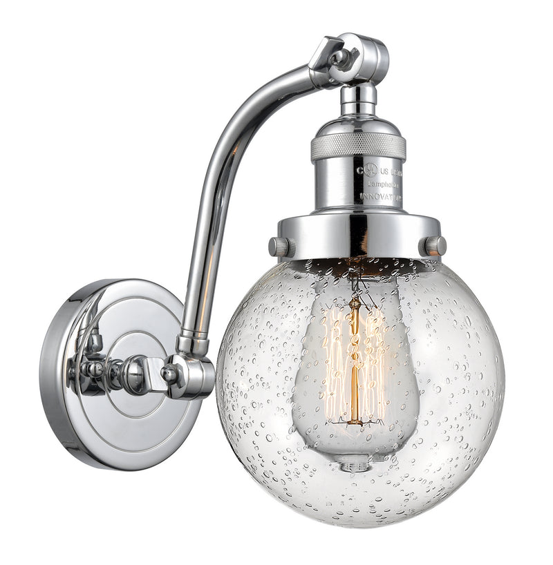 Innovations 515-1W-PC-G204-6 One Light Wall Sconce, Polished Chrome