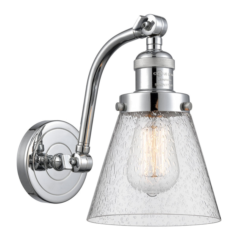 Innovations 515-1W-PC-G64 One Light Wall Sconce, Polished Chrome