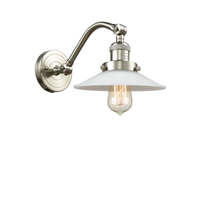 Innovations 515-1W-SN-G1 One Light Wall Sconce, Brushed Satin Nickel