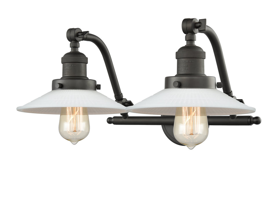 Innovations 515-2W-OB-G1 Two Light Bath Vanity, Oil Rubbed Bronze