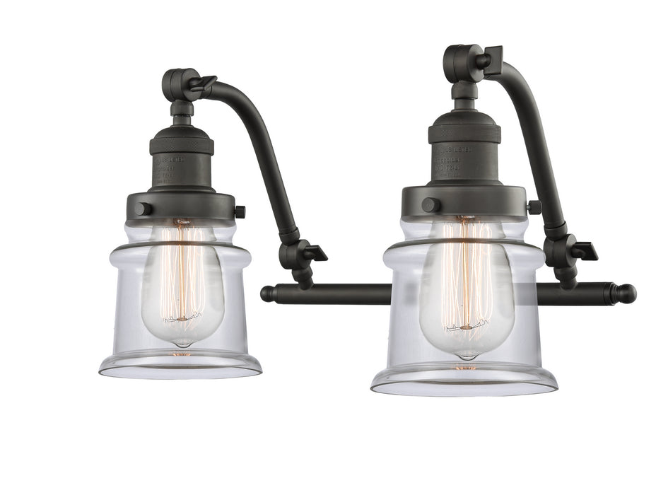 Innovations 515-2W-OB-G182S Two Light Bath Vanity, Oil Rubbed Bronze