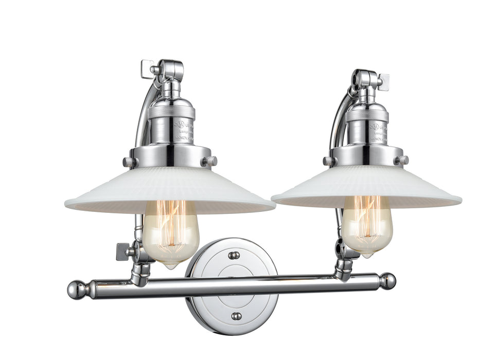 Innovations 515-2W-PC-G1 Two Light Bath Vanity, Polished Chrome