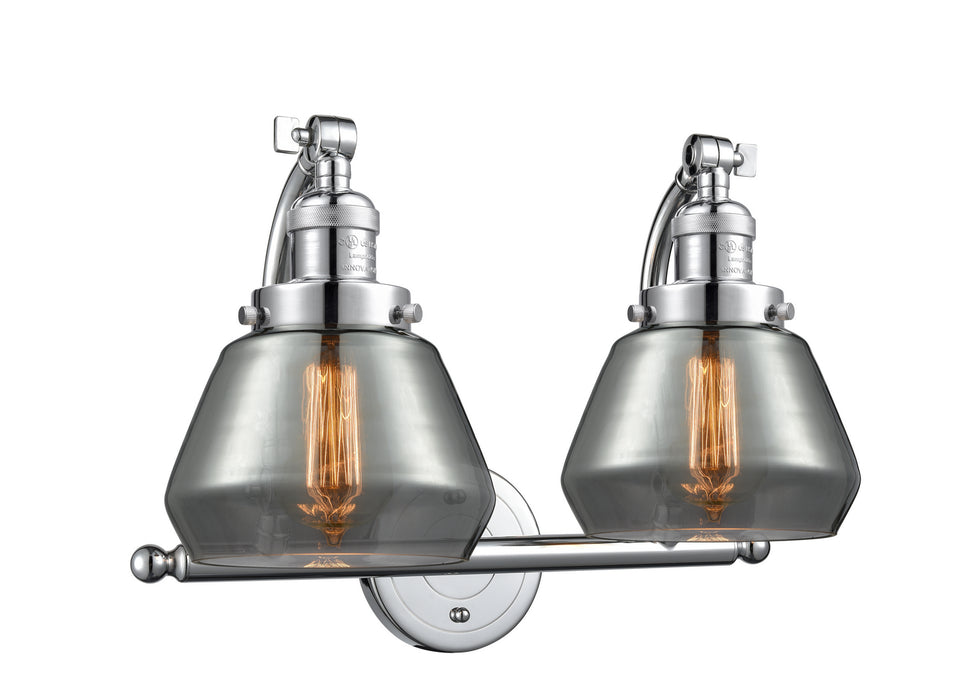 Innovations 515-2W-PC-G173 Two Light Bath Vanity, Polished Chrome