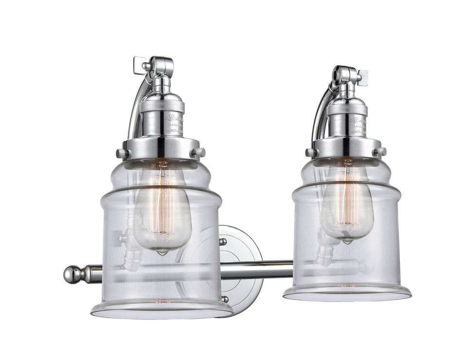Innovations 515-2W-PC-G182 Two Light Bath Vanity, Polished Chrome